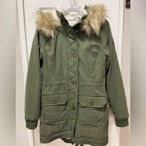 Hollister Olive Green Parka